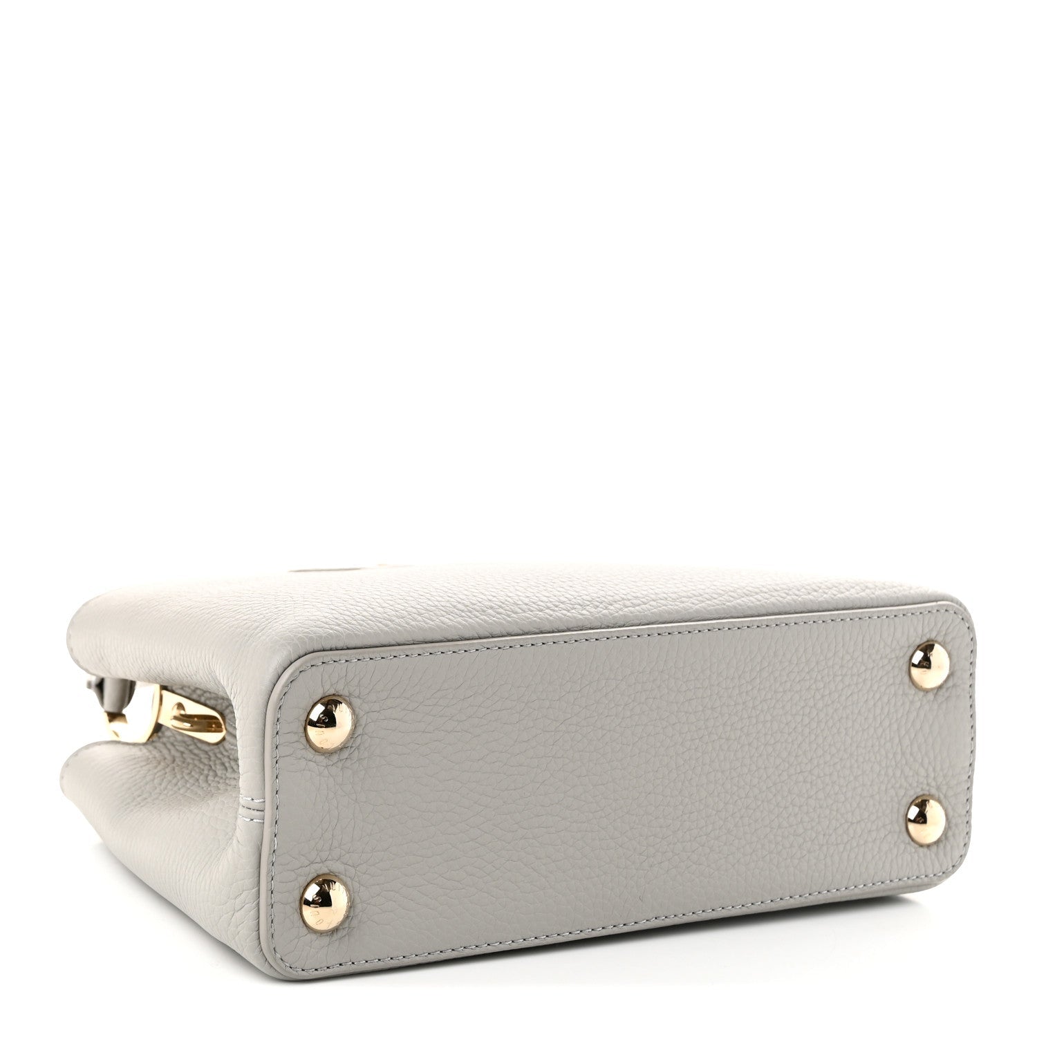 Louis Vuitton Taurillon Capucines BB Flint Grey