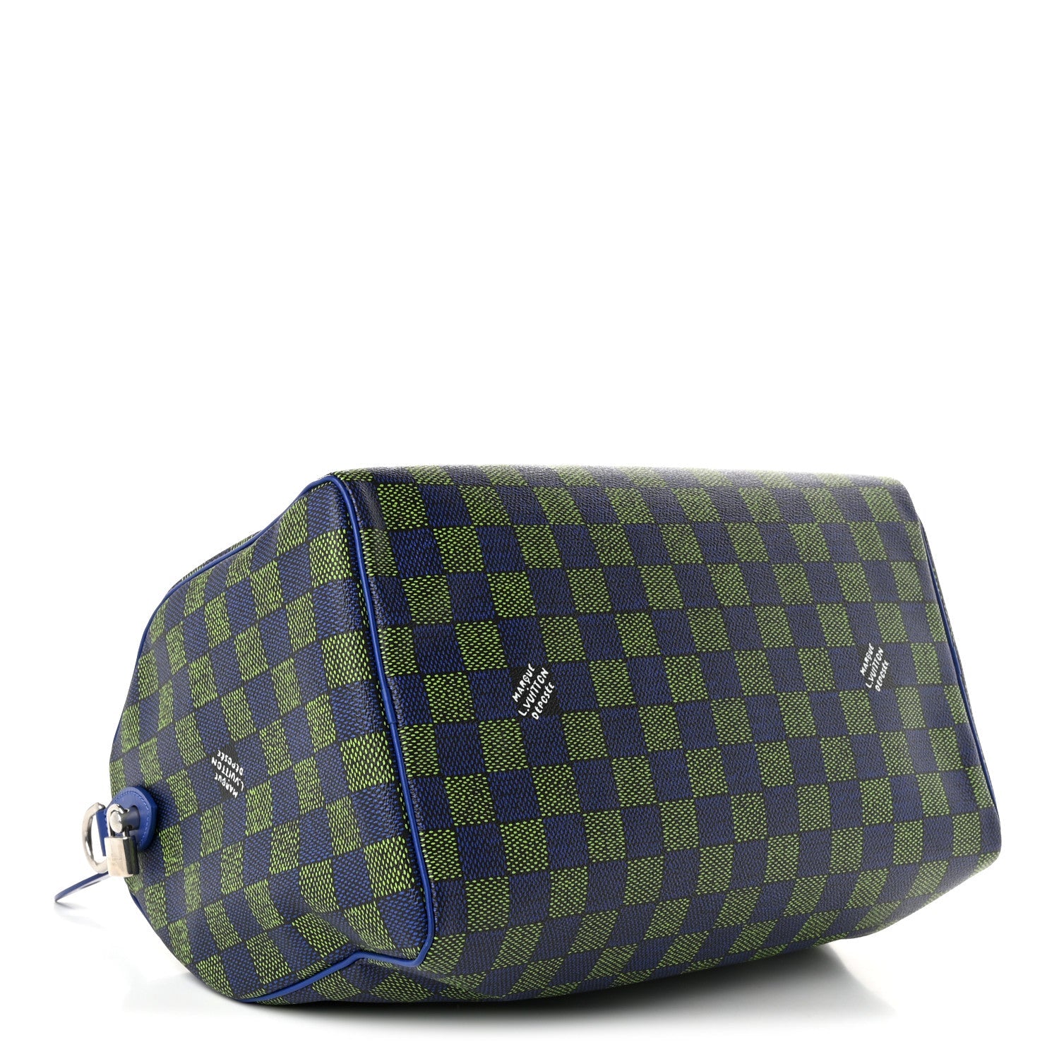 Louis Vuitton Damier Heritage Speedy Bandouliere 40 Blue Green