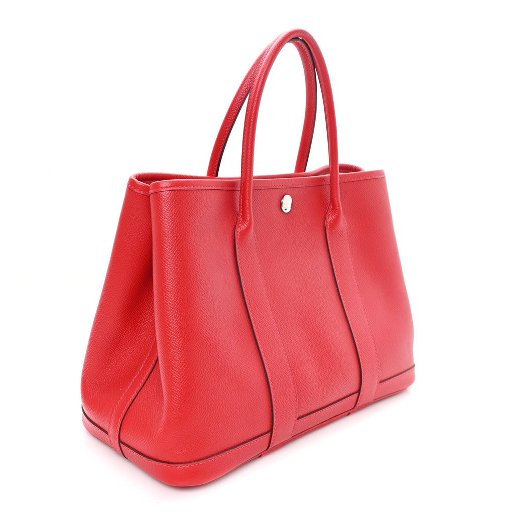 Hermès Negonda Garden Party 30 TPM Rouge Casaque