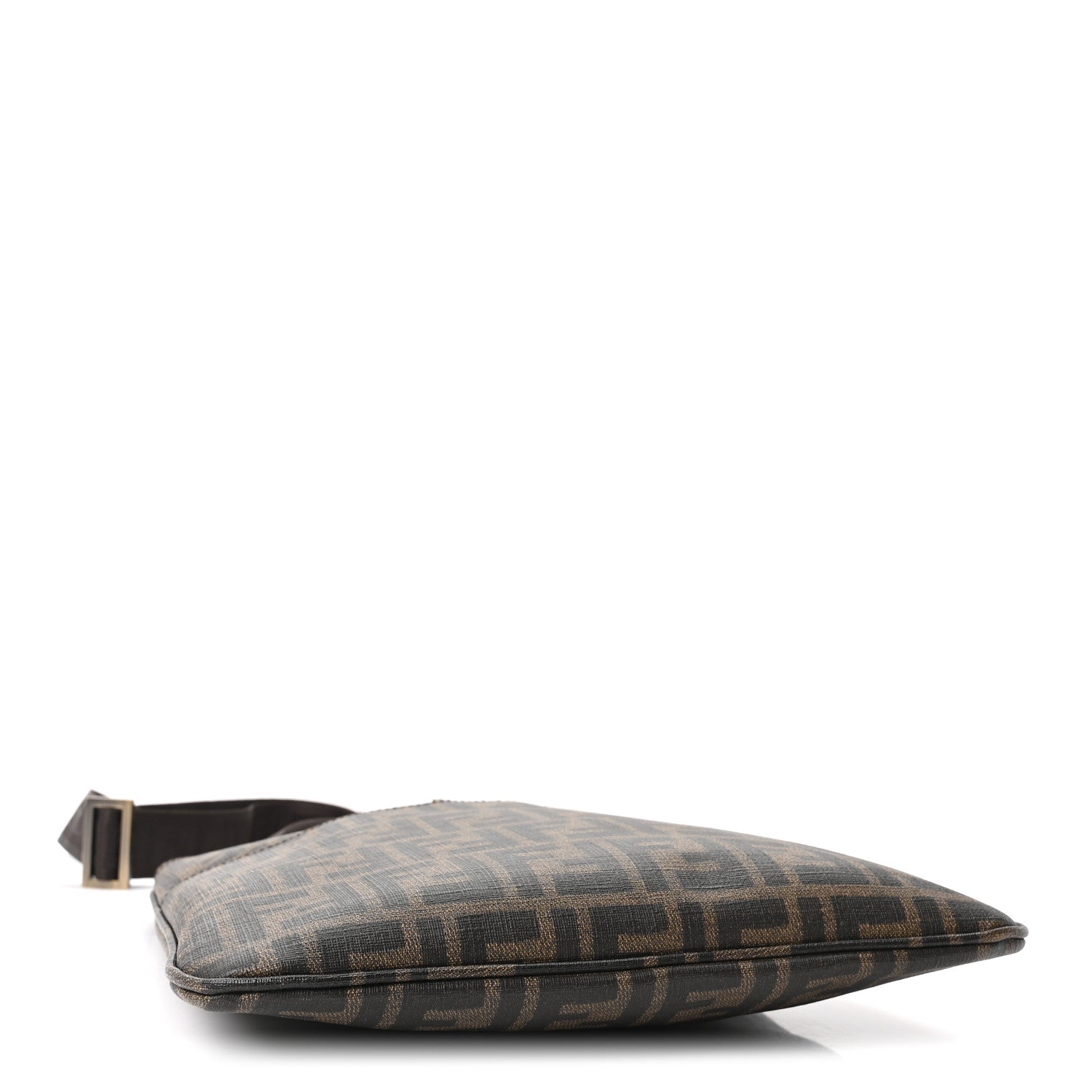 Fendi Zucca Spalmati Messenger Bag Tobacco
