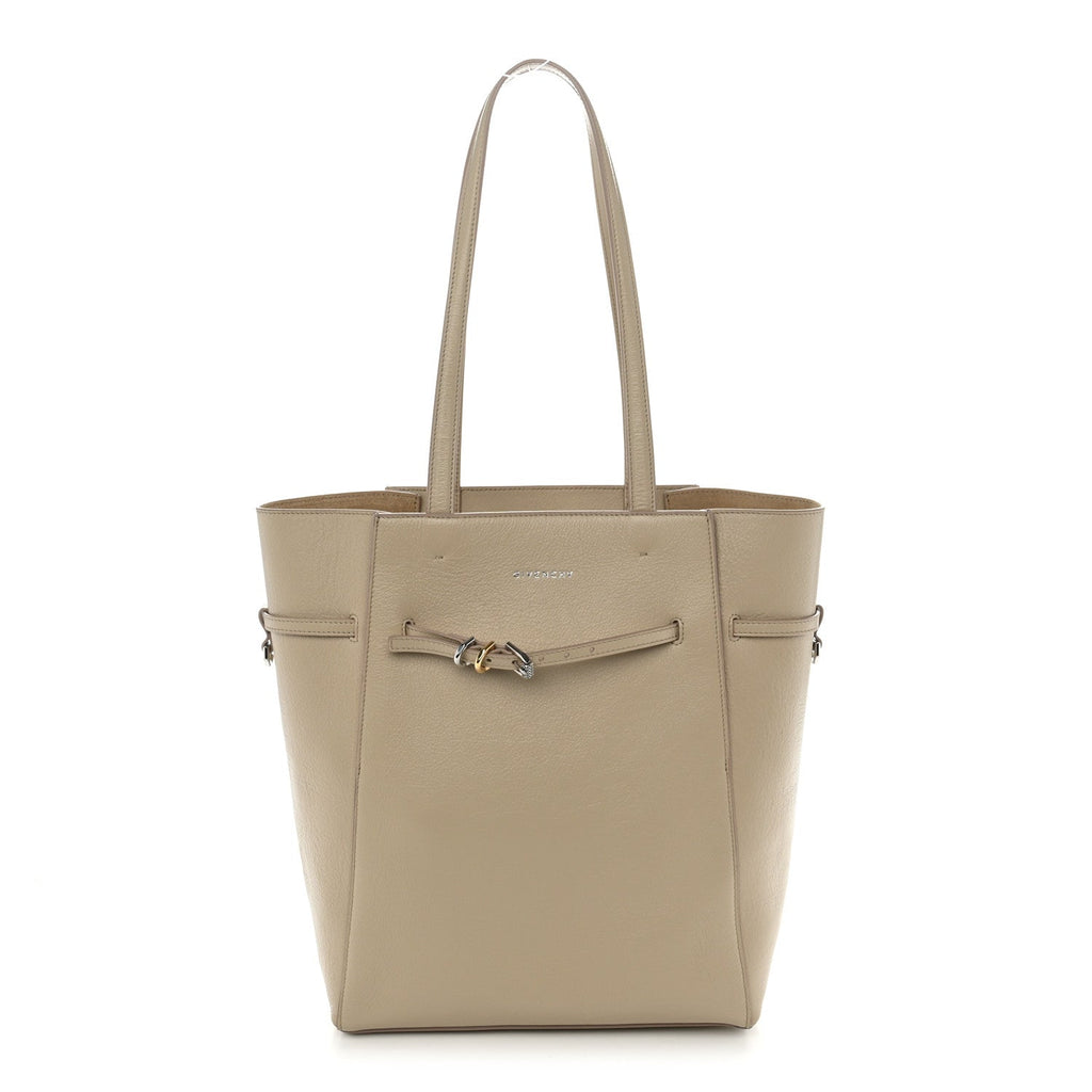 Givenchy Calfskin Voyou Medium North South Tote Natural Beige