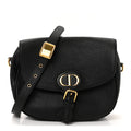Dior Grained Calfskin Medium Bobby Flap Black
