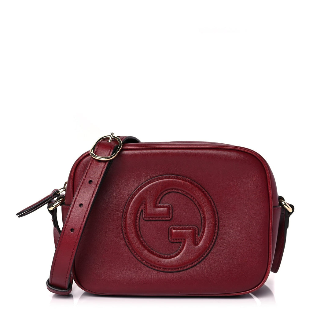 Gucci Calfskin Mini Blondie Bag Rosso