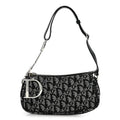 Dior Monogram Shoulder Bag Pochette Blue