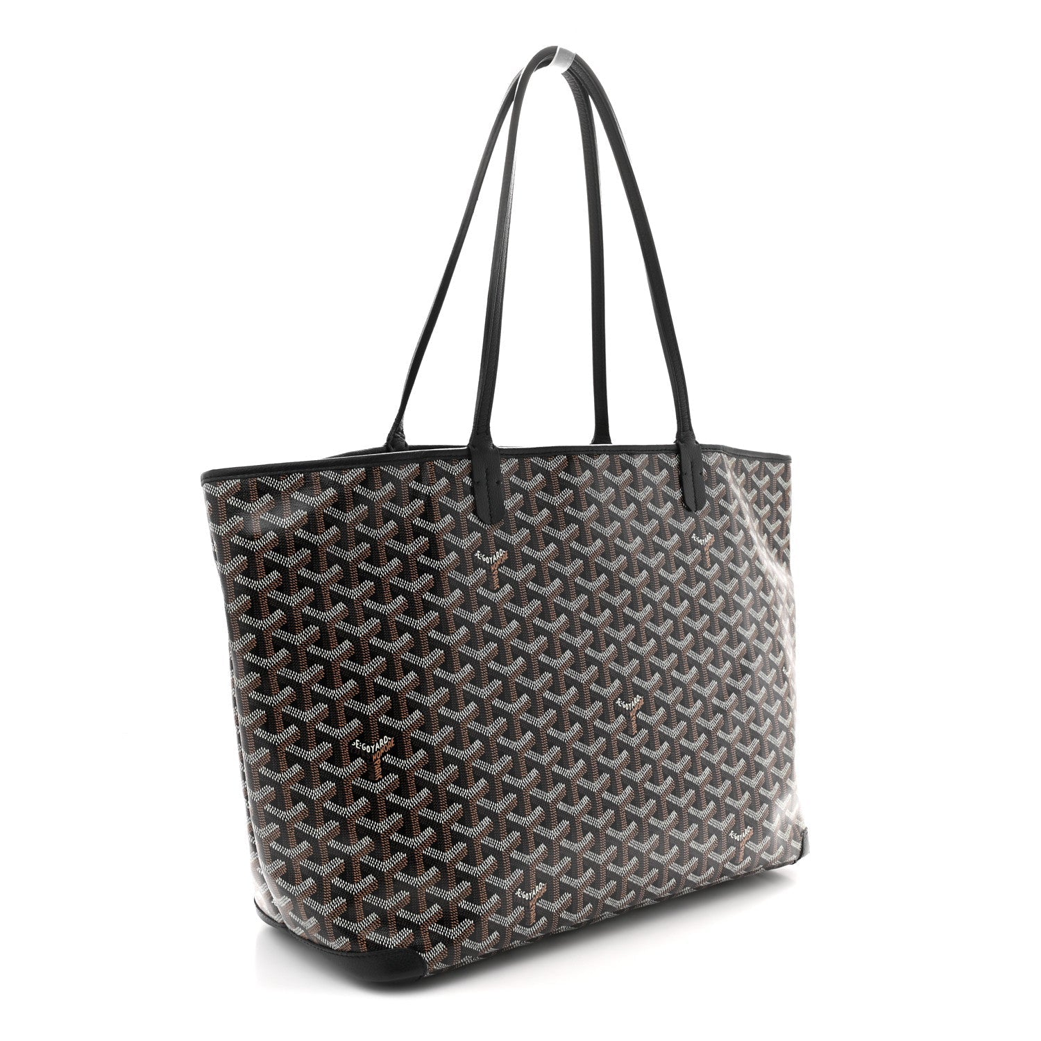 Goyard Artois MM Tote in Black Goyardine
