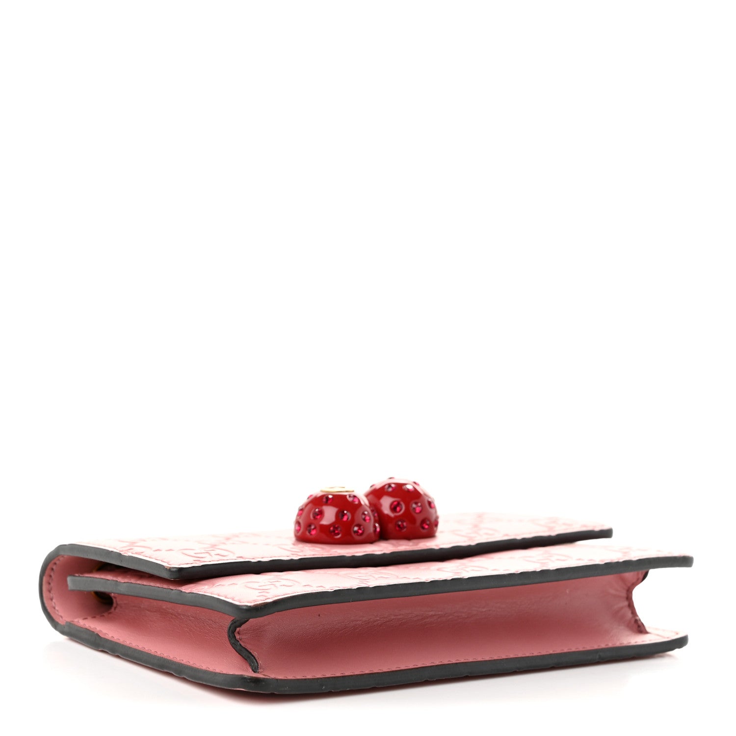 Gucci Guccissima Mini Cherry Chain Bag Rose