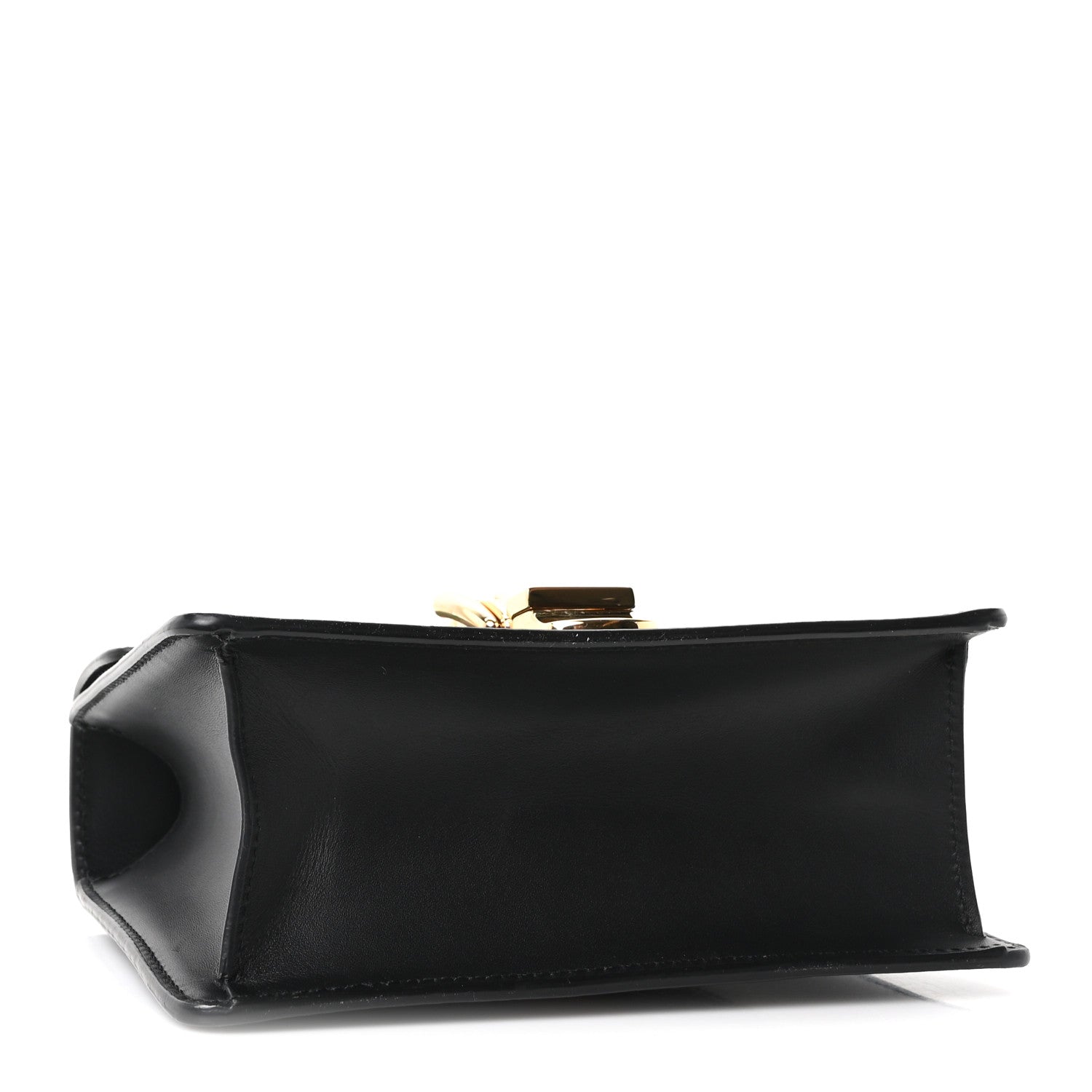 Gucci Calfskin Mini Sylvie Chain Shoulder Bag Black