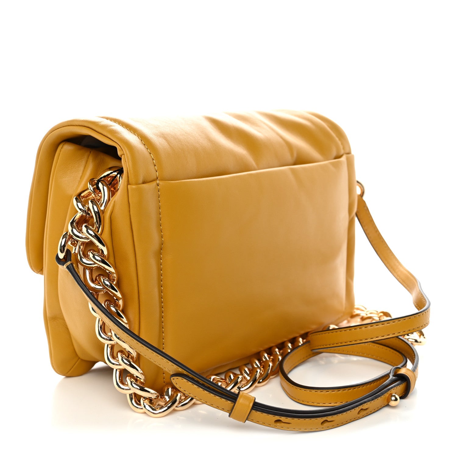 Lambskin The Pillow Bag Golden Spice