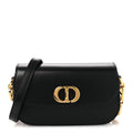 Dior Box Calfskin 30 Montaigne Small Avenue Bag Black