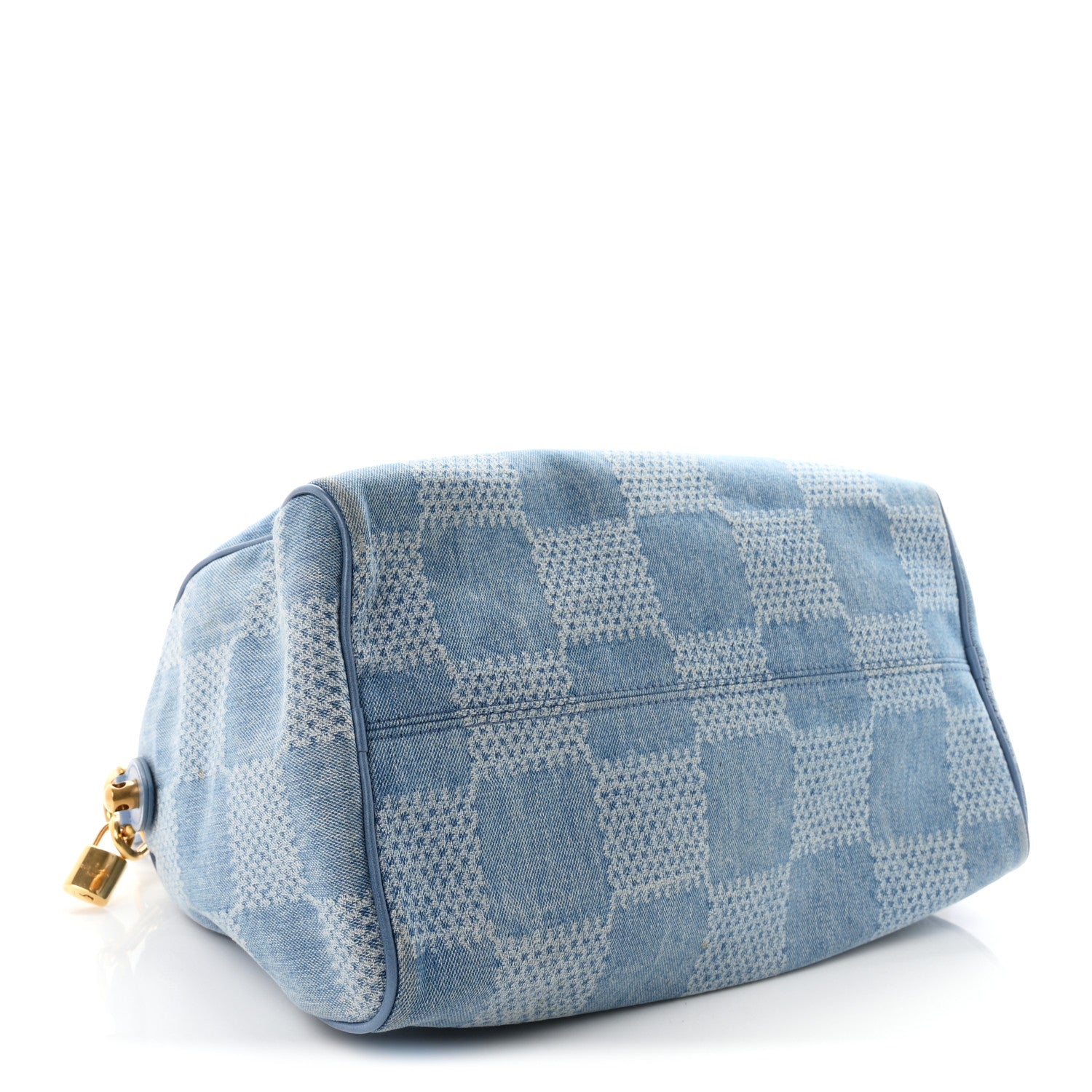 Louis Vuitton Damier Denim 3D Speedy Bandouliere 30 Denim Blue