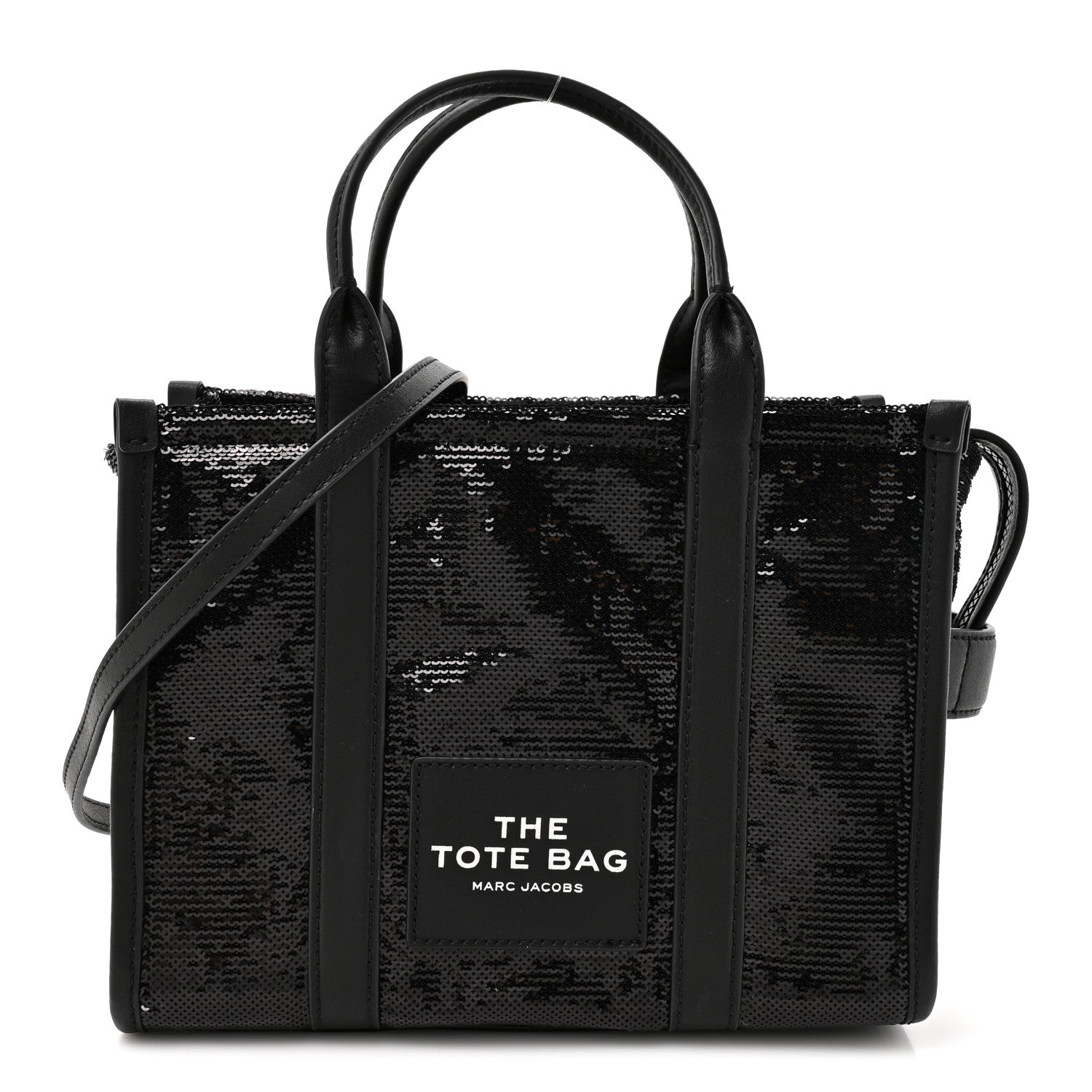 Sequin Small The Tote Bag Black