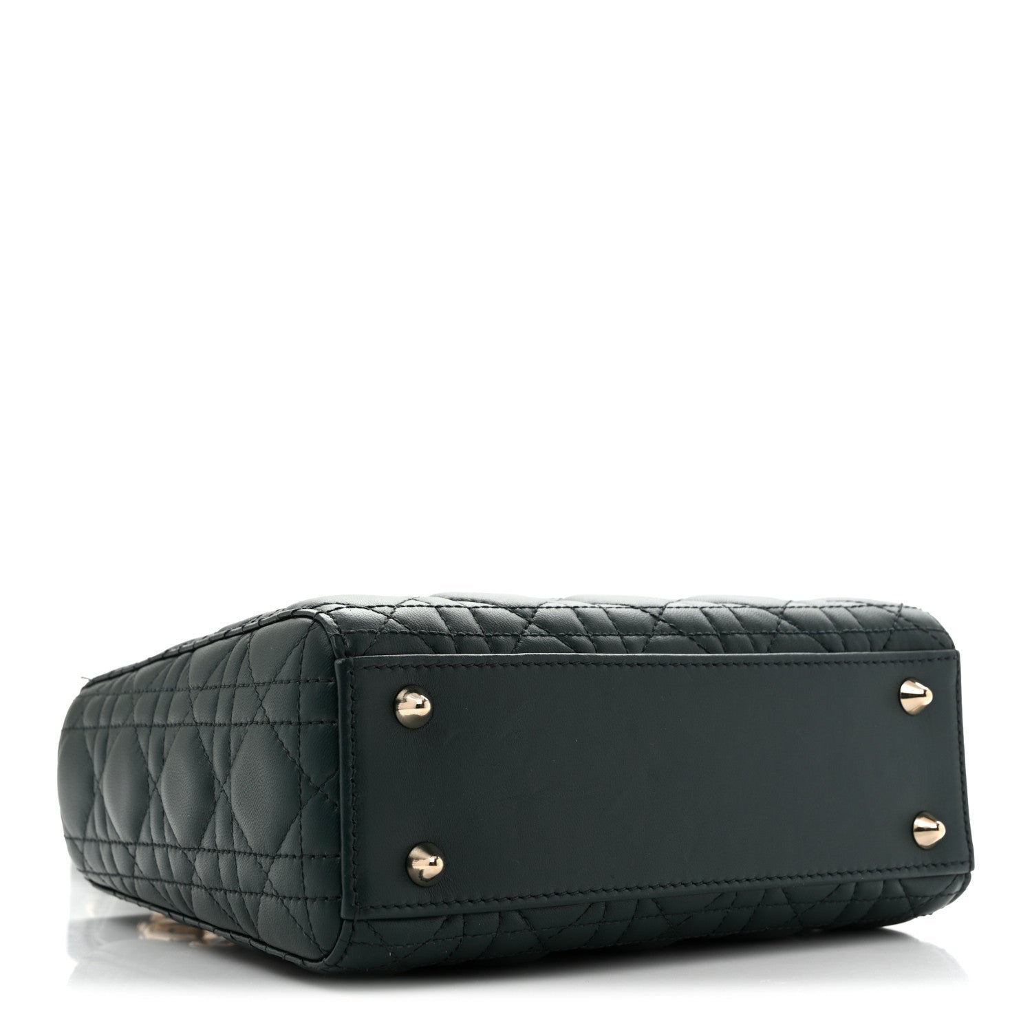 Dior Lambskin Cannage Small My ABCDior Lady Dior Dark Green