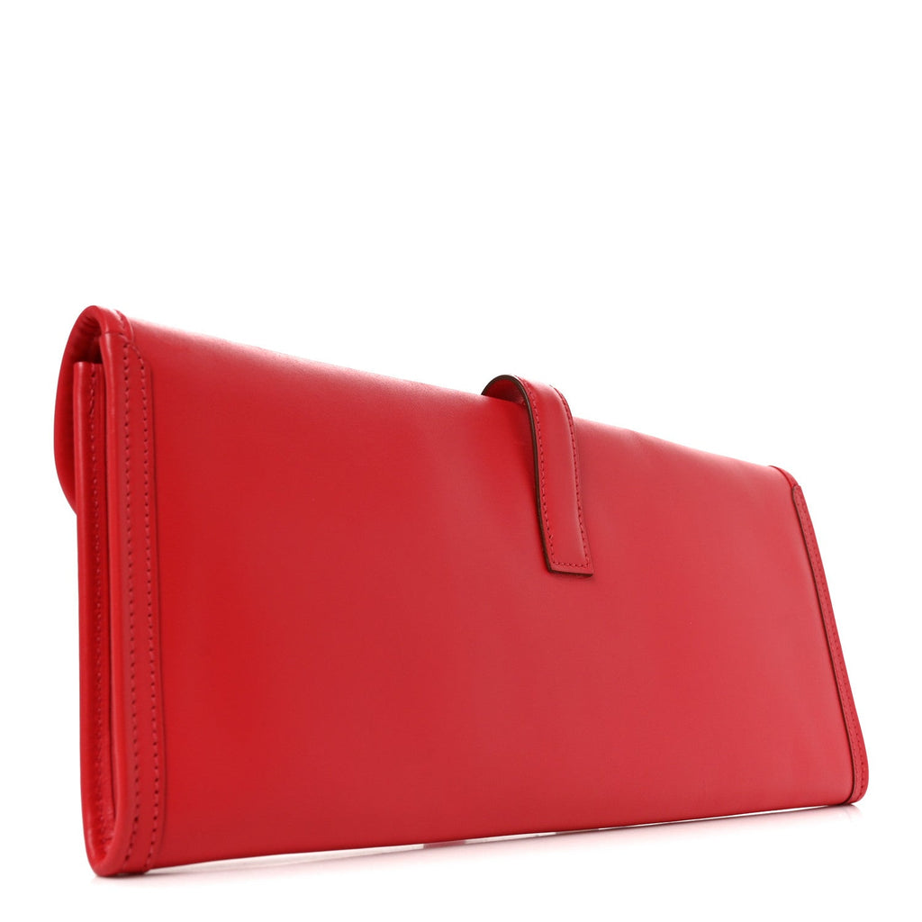 Hermès Box Jige Elan 35 Clutch Rouge H