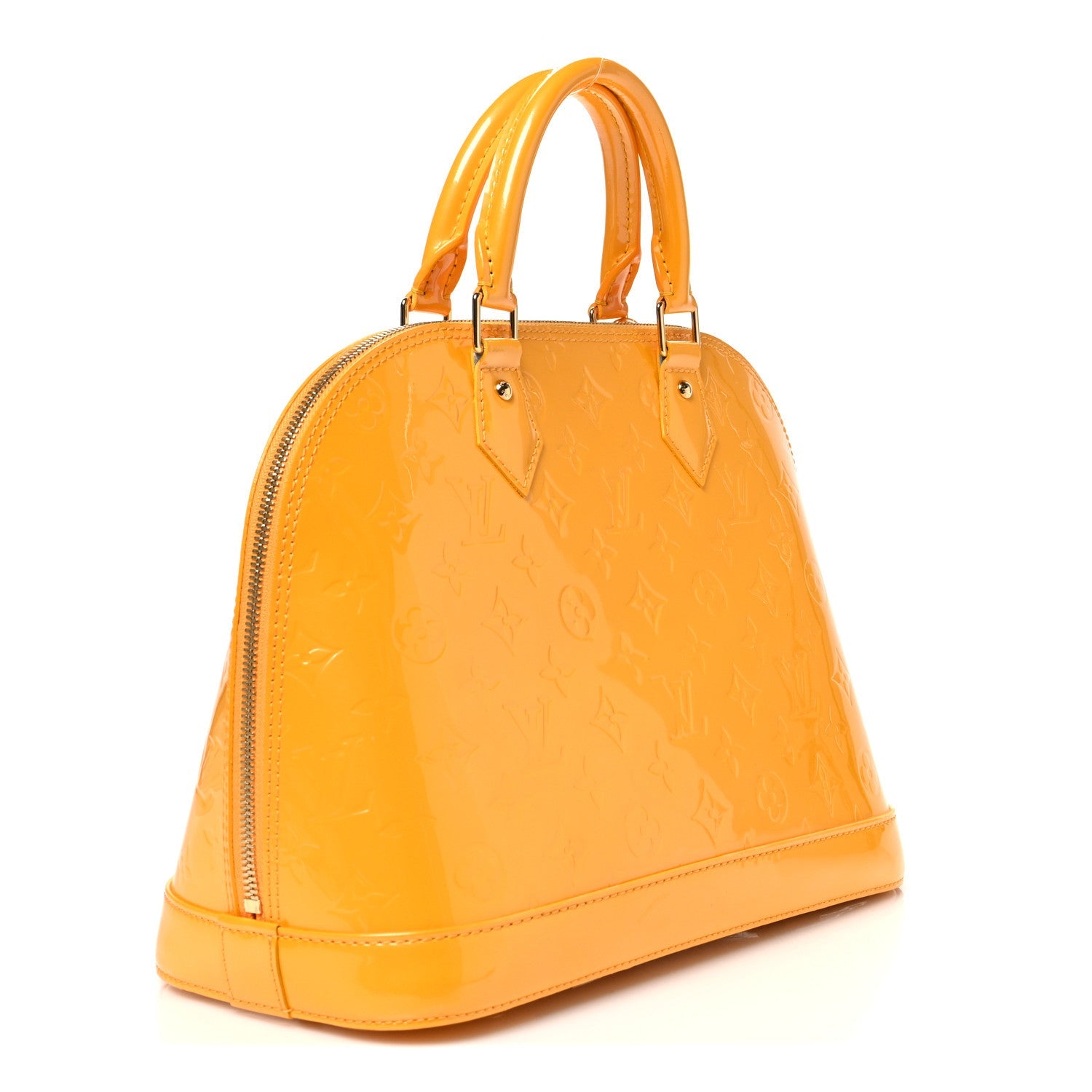 Louis Vuitton Vernis Alma PM Jaune Passion