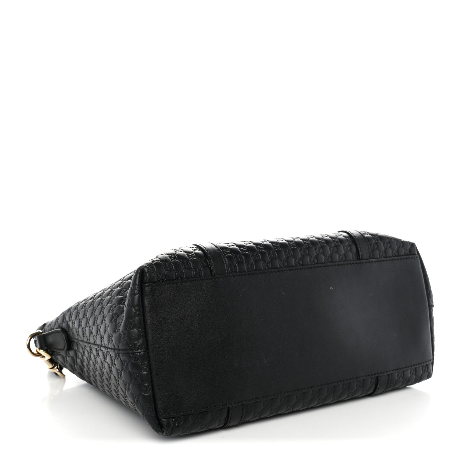 Gucci Soft Microguccissima Small Zippered Satchel Black