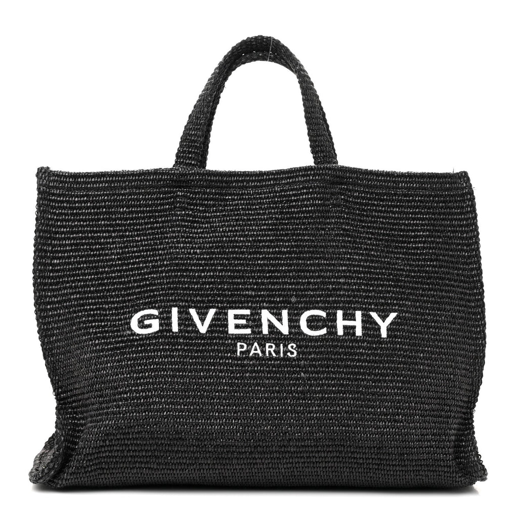 Givenchy Raffia Medium G Tote Black