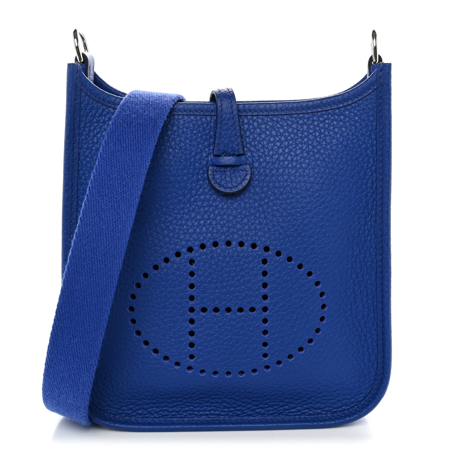 Hermès Taurillon Clemence Evelyne TPM Bleu Hydra