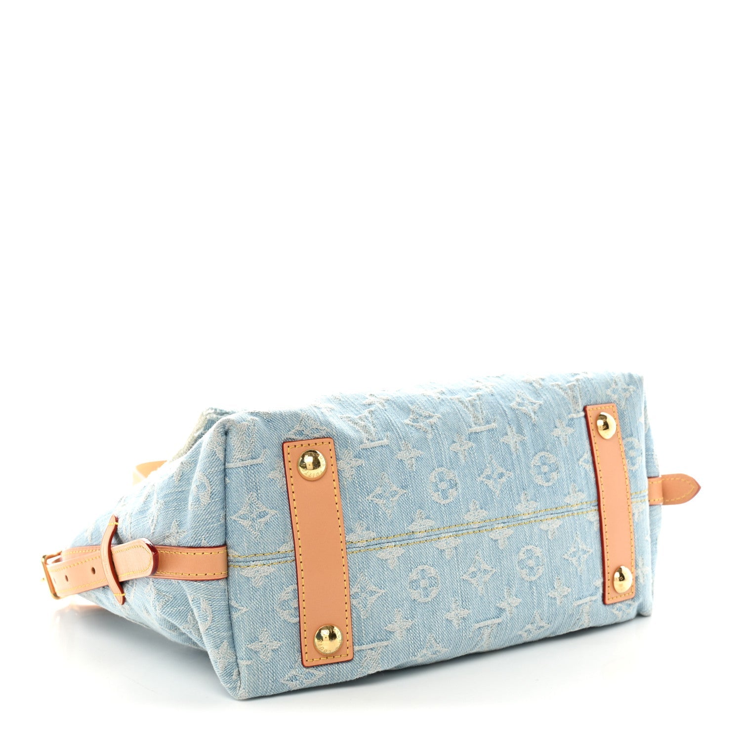 Louis Vuitton Monogram Denim CarryAll PM Sky Blue