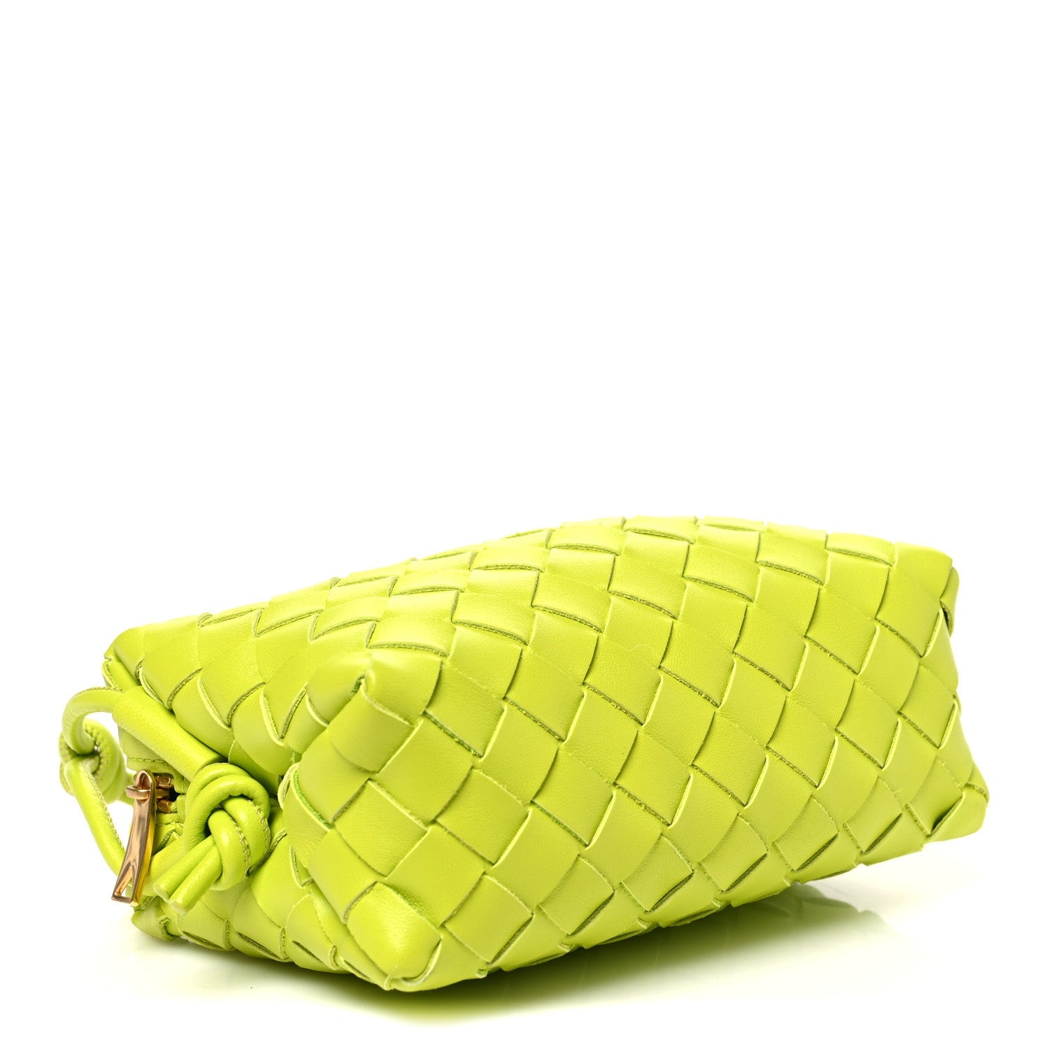 Bottega Veneta Nappa Intrecciato Mini Loop Camera Bag Acid Kiwi