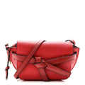 Loewe Grained Calfskin Mini Gate Crossbody Bag Scarlet Burnt Red