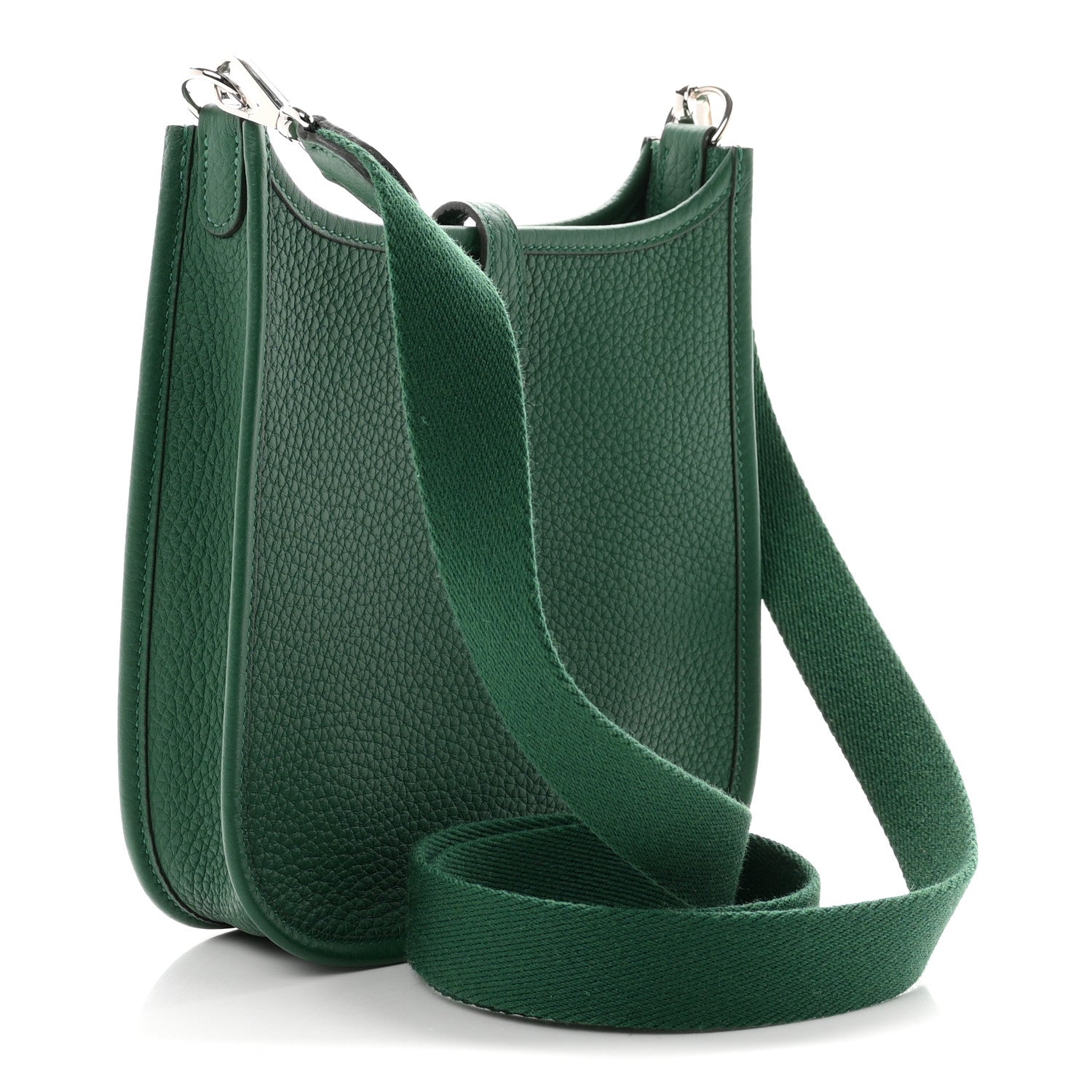 Hermès Taurillon Clemence Evelyne TPM Vert Vertigo