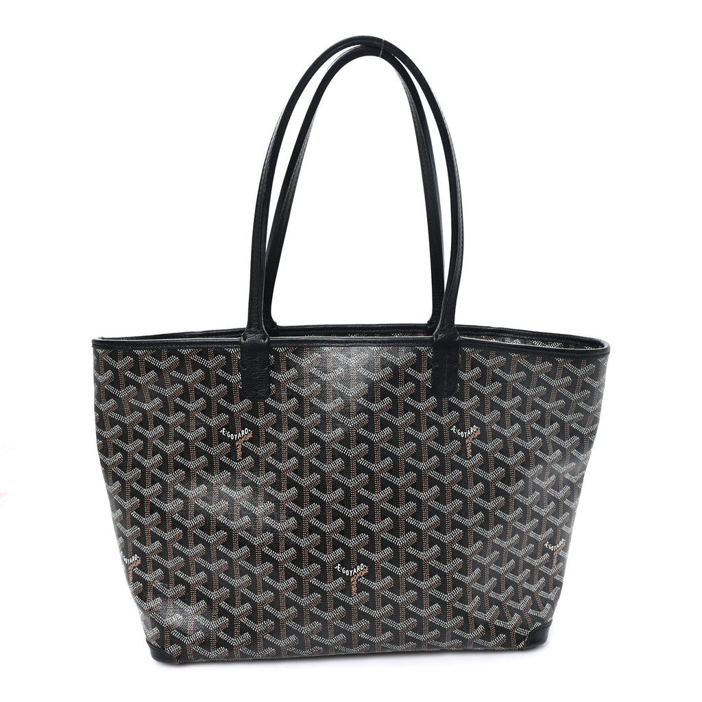 Goyard Artois PM Tote in Black Goyardine