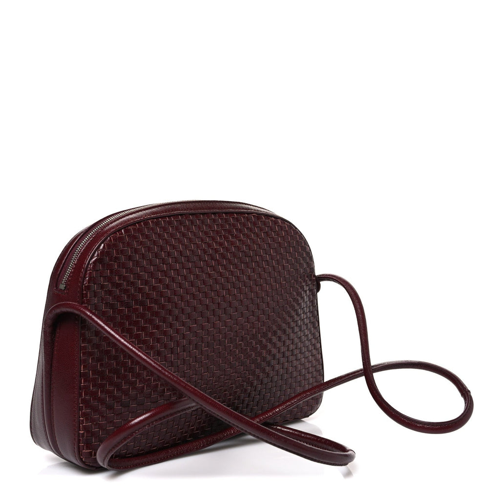 The Row Calfskin Woven Single Mignon Shoulder Bag Terracotta