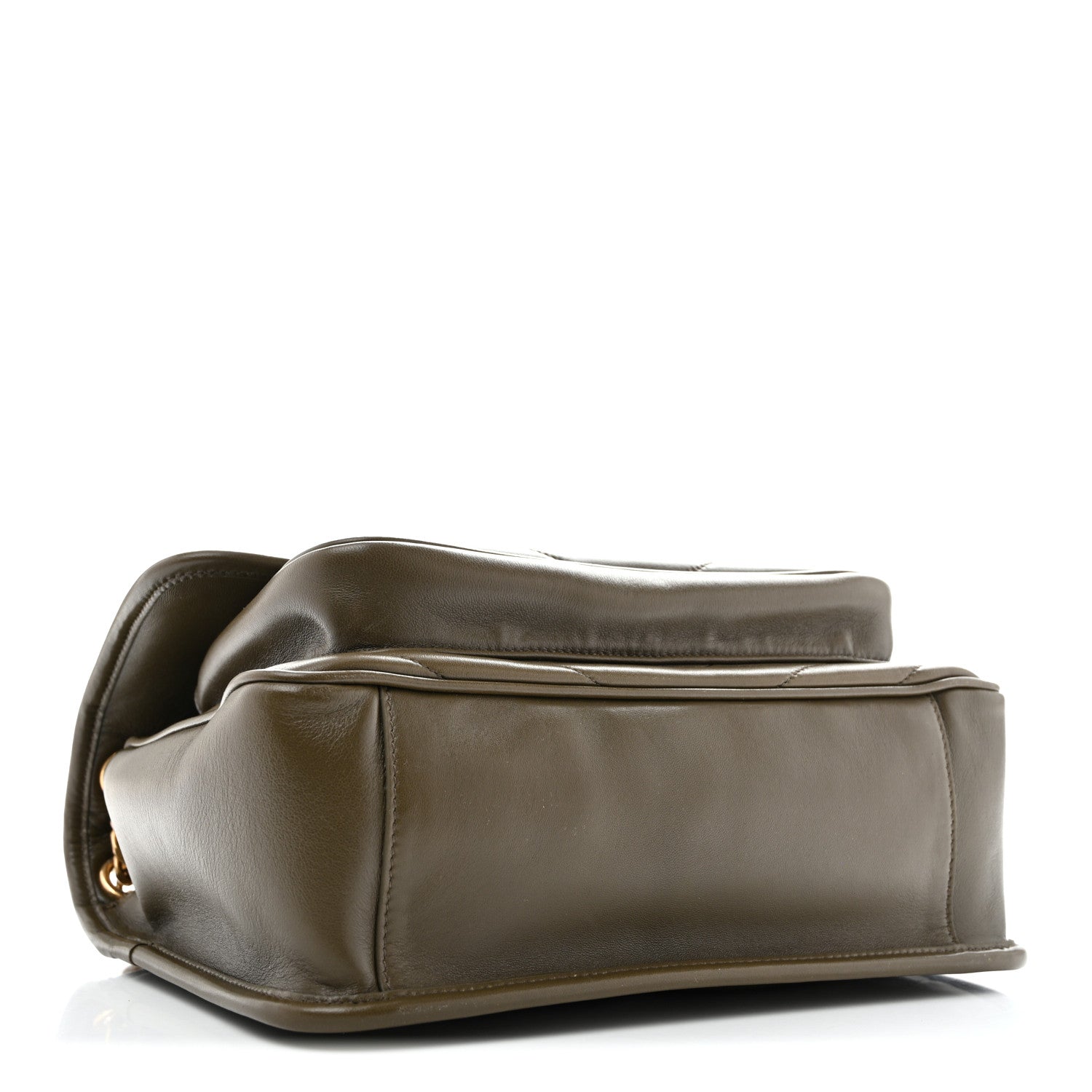 Saint Laurent Lambskin Matelasse Monogram Medium Niki Chain Satchel Seawood