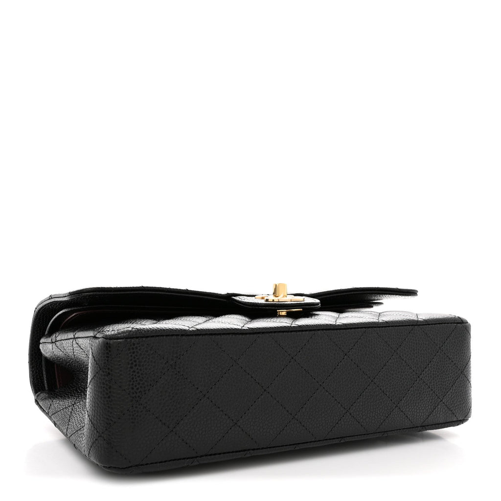 Chanel Caviar Quilted Medium Double Flap Black