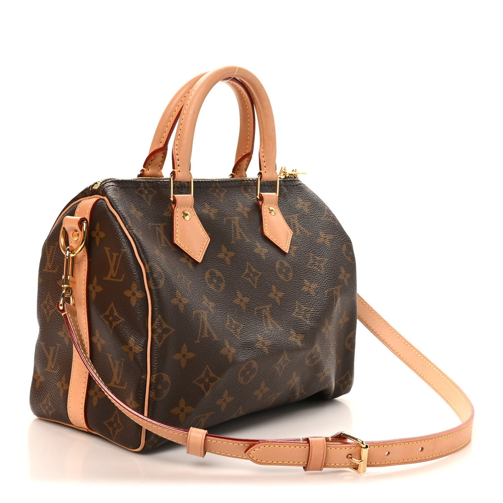 LV Speedy Bandouliere 25 Monogram Canvas - back view