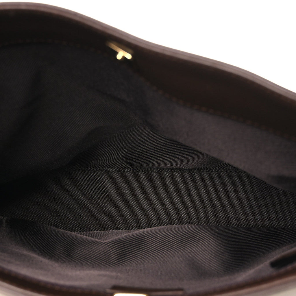 Gucci Monogram Hobo Dark Brown