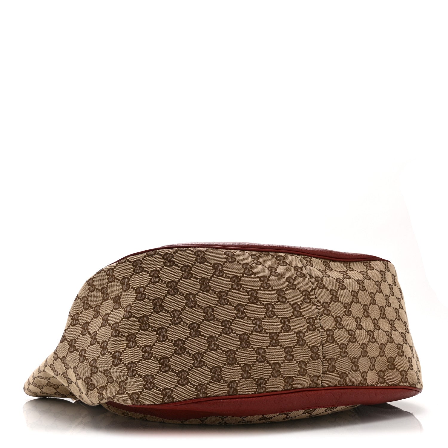 Gucci Monogram Medium Charlotte Hobo Red