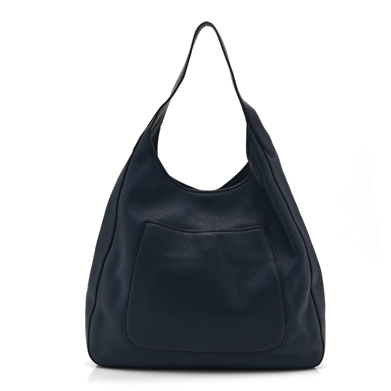 Prada Vitello Daino Pocket Hobo Bag Blue