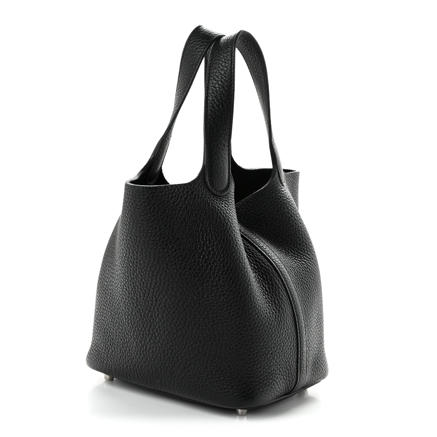 Hermès Taurillon Clemence Picotin Lock 18 PM Black