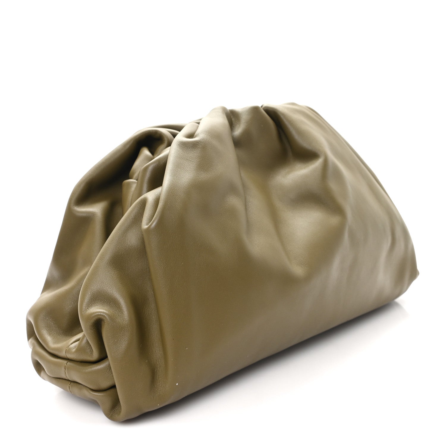 Bottega Veneta Smooth Butter Calf The Pouch Oversized Mud