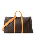 Louis Vuitton Monogram Macassar Keepall Bandouliere 50 Safran Yellow