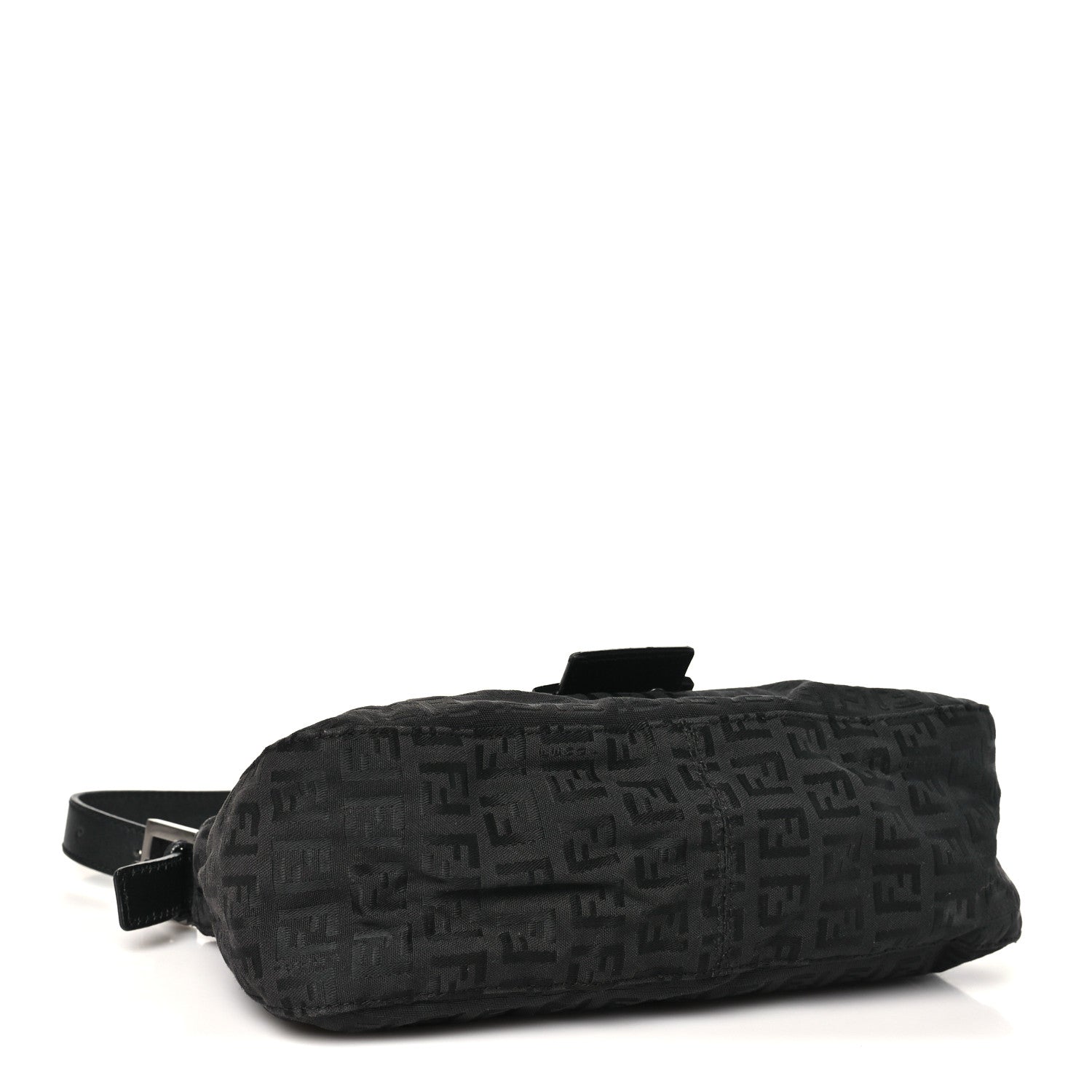 Fendi Nylon Zucca Baguette Black