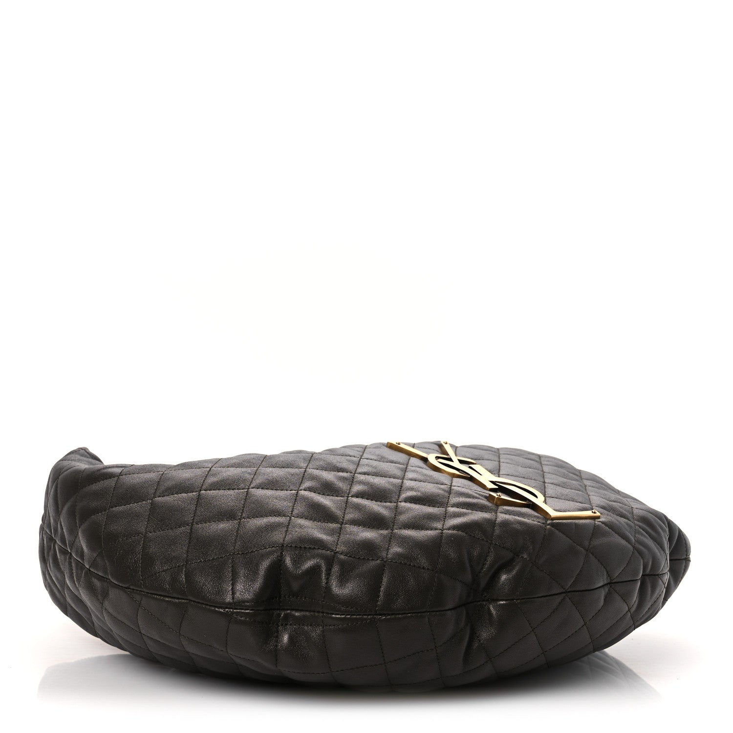 Saint Laurent Lambskin Quilted Maxi Icare Shopping Hobo Light Musk