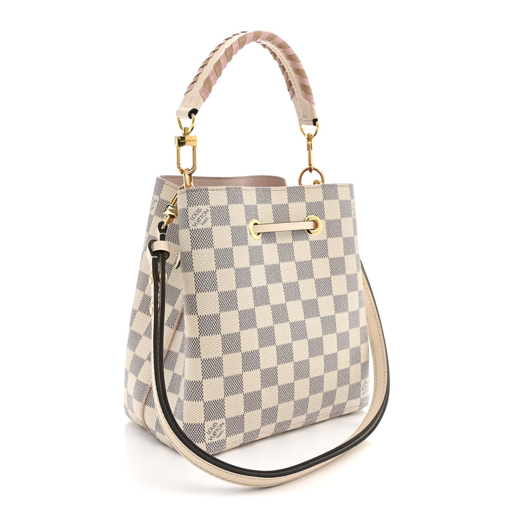 Louis Vuitton Damier Azur Braided Neonoe BB Pink