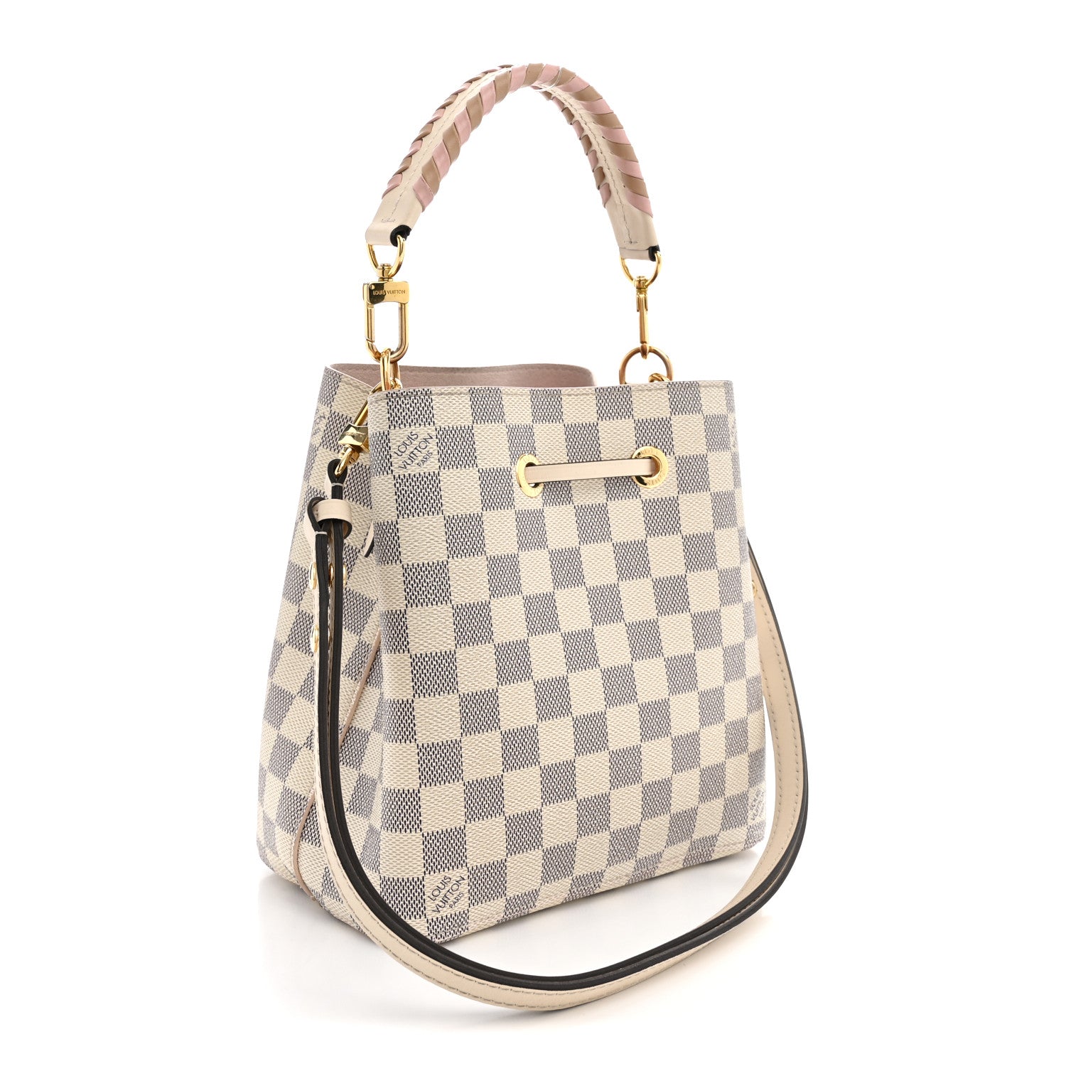 Louis Vuitton Damier Azur Braided Neonoe BB Pink