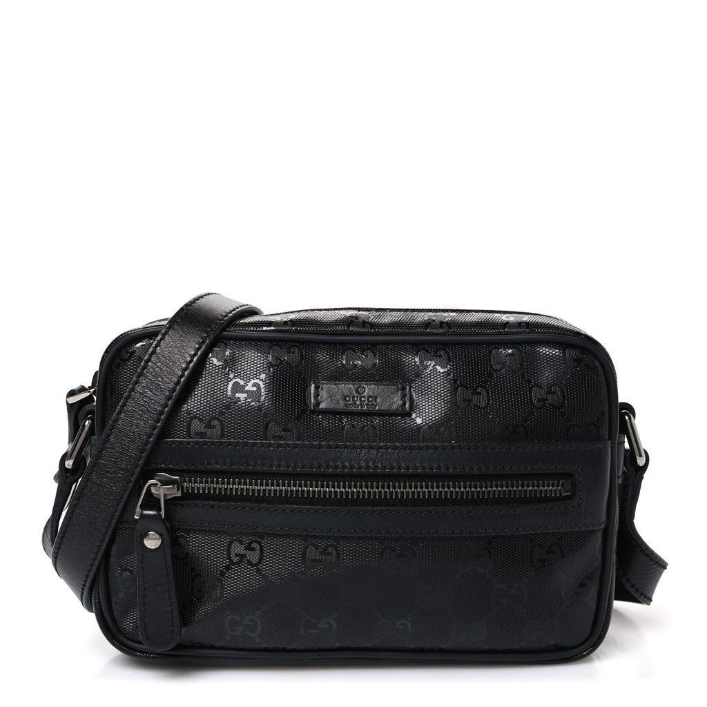 Gucci Imprime Monogram Small Shoulder Bag Black