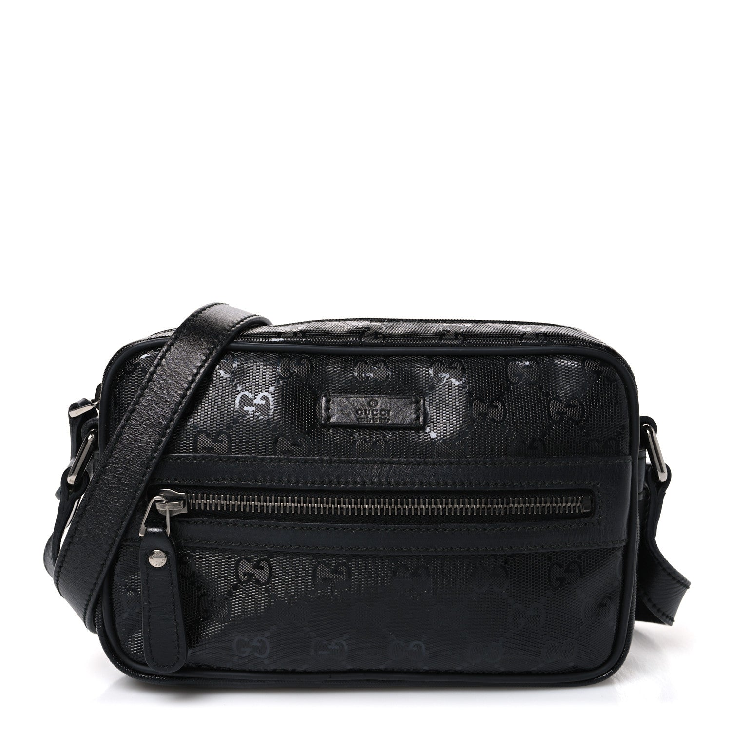Gucci Imprime Monogram Small Shoulder Bag Black