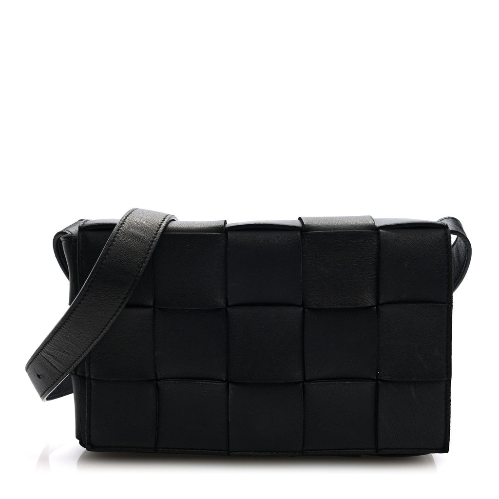 BOTTEGA VENETA CASSETTE INTRECCIATO BAG - FRONT VIEW