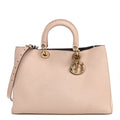 Dior Bullcalf Large Diorissimo Tote Rose Poudre