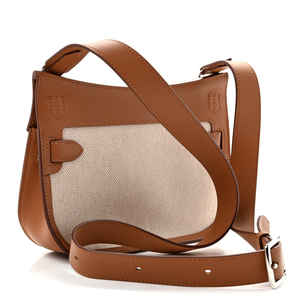 Hermès Toile Swift Mini Jypsiere Ecru Beige Gold