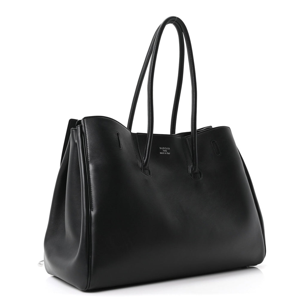 Balenciaga Large Bel Air Carry All Bag Black side view