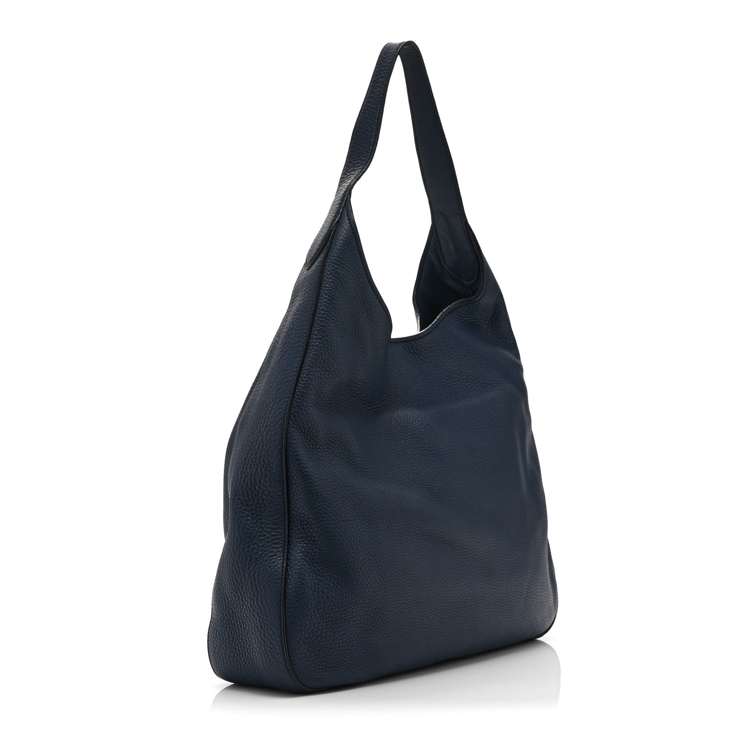 Prada Vitello Daino Pocket Hobo Bag Blue