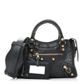 Balenciaga Agneau Giant 12 Gold Hardware Mini City Anthracite Anthracite