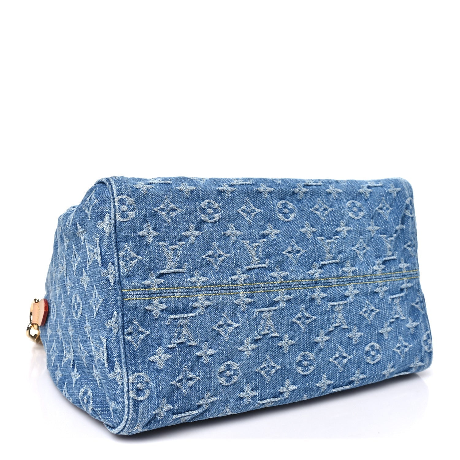 Louis Vuitton Monogram Denim Speedy Soft 30 Blue
