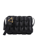 Bottega Veneta Nappa Maxi Intreccio Padded Cassette Crossbody Bag Black